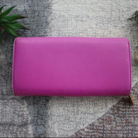 VINTAGE Vivienne Westwood Wallet Purse Long Wallet Orb Pink Woman Authentic Used - Picture 3 of 11